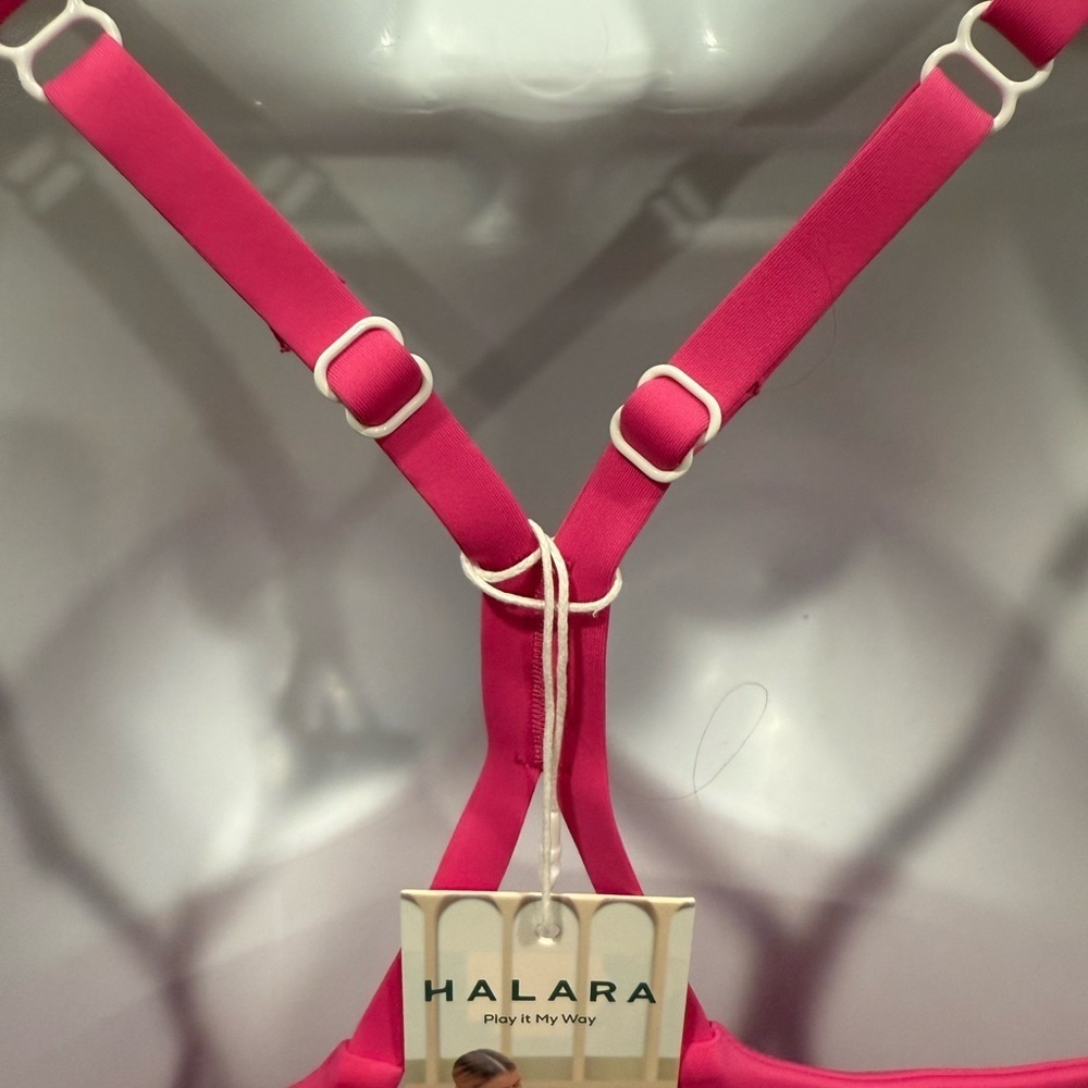 Halara Backless Cut Out Adjustable Strap 2-in-1 Pocket Cool Touch Size S - Picture 5 of 7